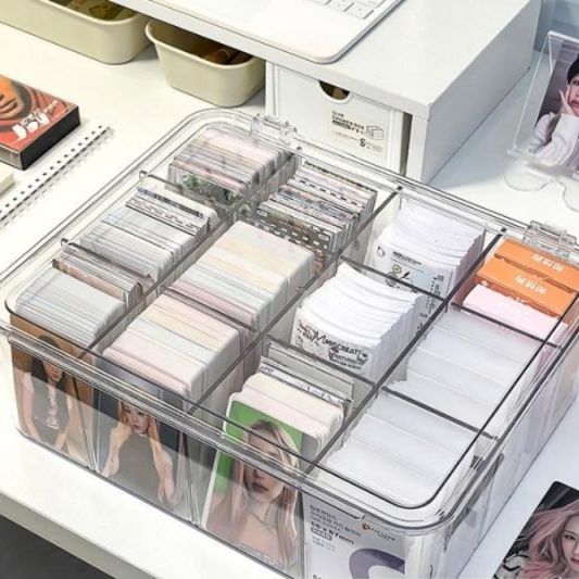 ベッド 下 収納 透明アクリル収納ボックス 衣装ケース 蓋付き小物入れ