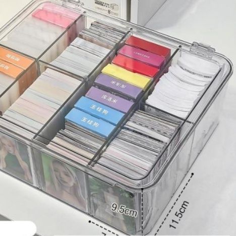 ベッド 下 収納 透明アクリル収納ボックス 衣装ケース 蓋付き小物入れ