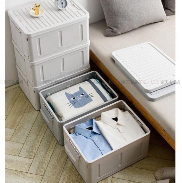 ベッド 下 収納 折りたたみ式収納ボックス衣装ケース取っ手付き