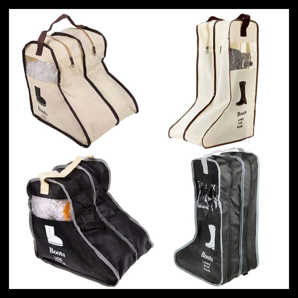 ベッド 下 収納 透明窓付きブーツ長靴収納衣装ケース持ち手付き