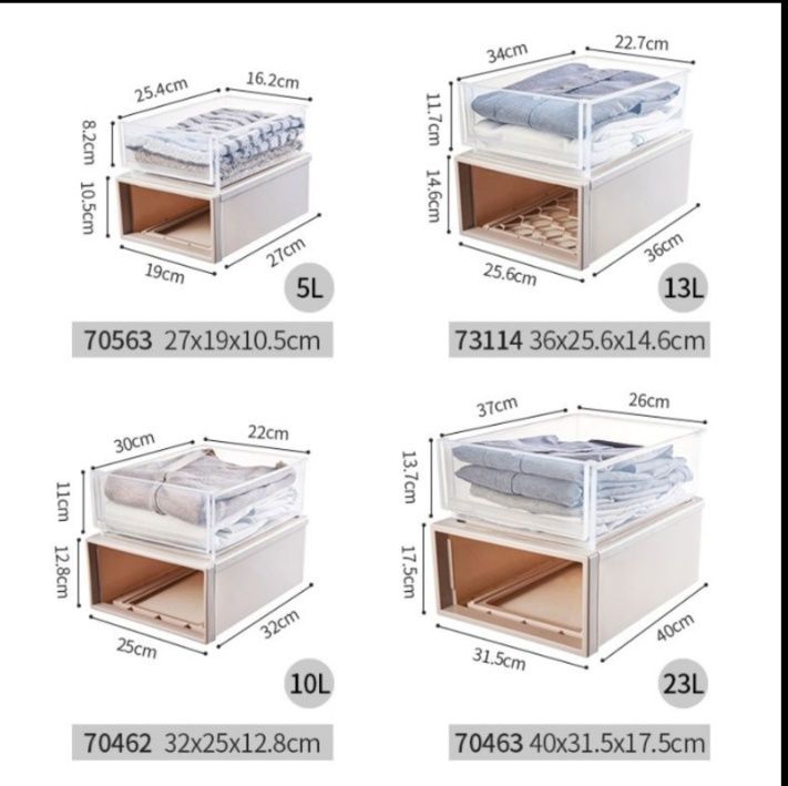 ベッド 下 収納 透明引き出し式積み重ね収納ケース