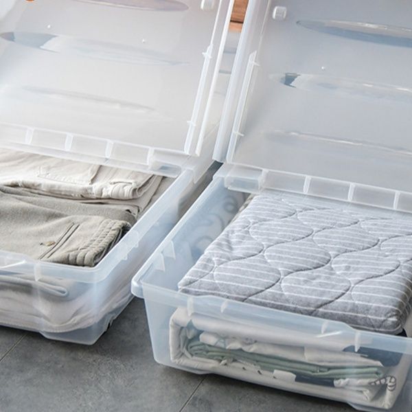 ベッド 下 収納 薄型両開き収納ケース