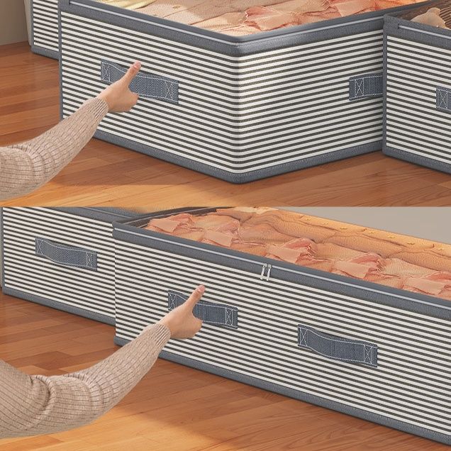 ベッド 下 収納 透明窓付き大容量ベッド下収納衣装ケース