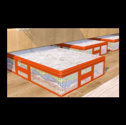 ベッド 下 収納 透明窓付き防塵防湿ベッド下収納ボックス