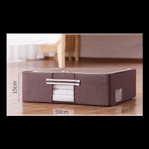 ベッド 下 収納 透明窓付き仕切り式大容量収納ボックス