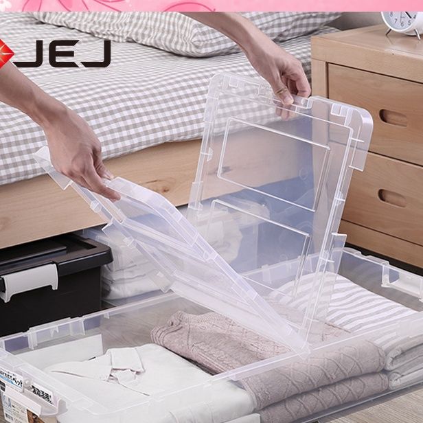 ベッド 下 収納 透明蓋付き大容量収納箱