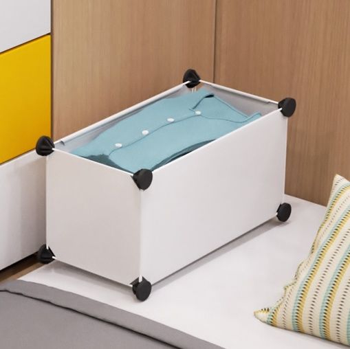 ベッド 下 収納 仕切り付き組み立て式ベッド下衣装ケース