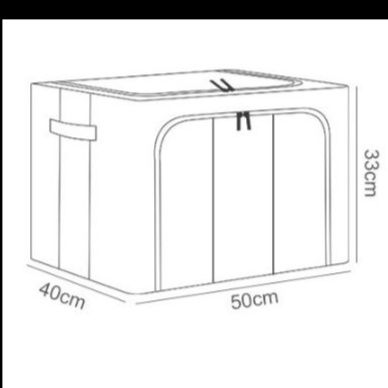ベッド 下 収納 折りたたみ式窓付き大容量布製衣装ケース