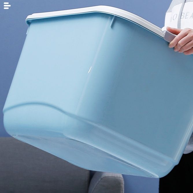 ベッド 下 収納 取っ手付き大容量透明蓋衣装ケース