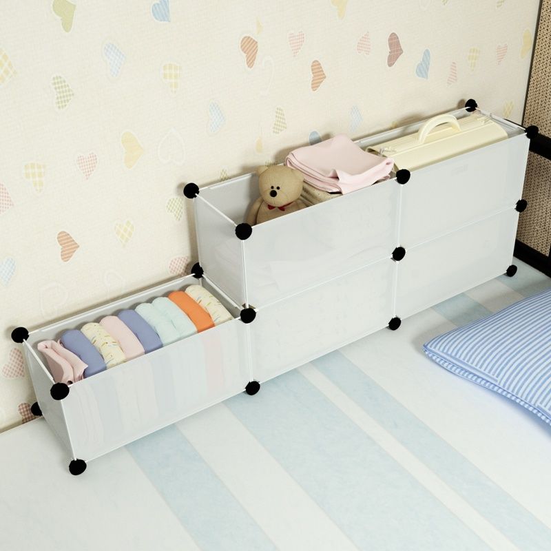 ベッド 下 収納 組み立て式多目的収納ボックス三段セット