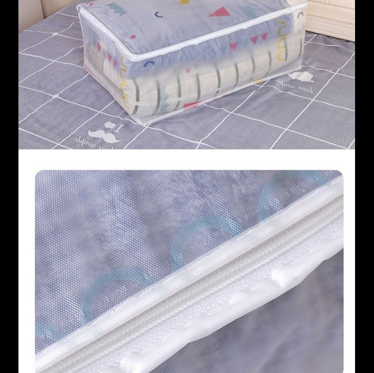 ベッド 下 収納 透明窓付き大容量布団衣装ケース