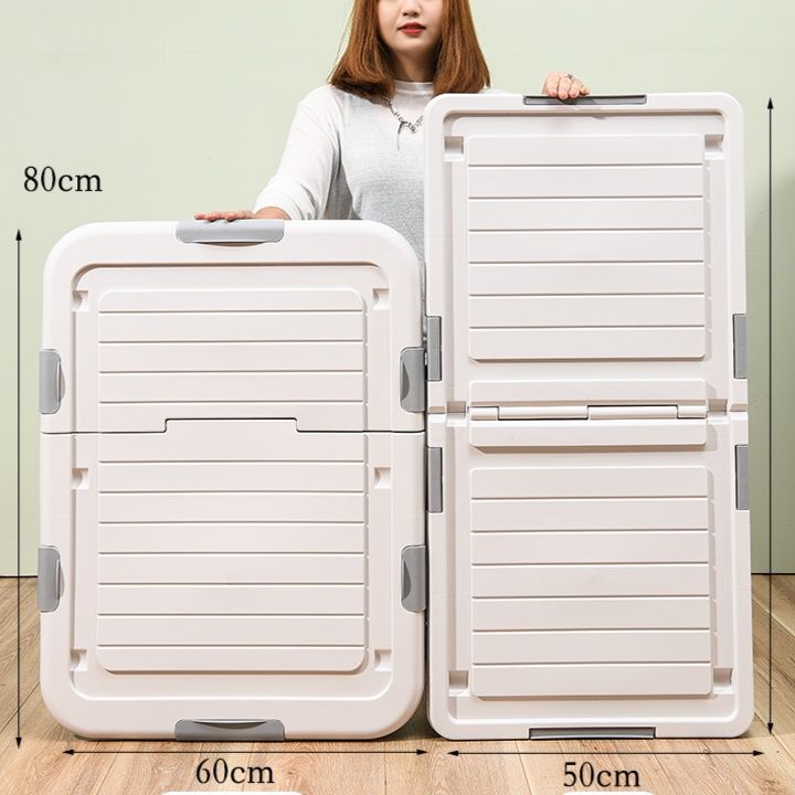 ベッド 下 収納 キャスター付き薄型大容量収納ボックス