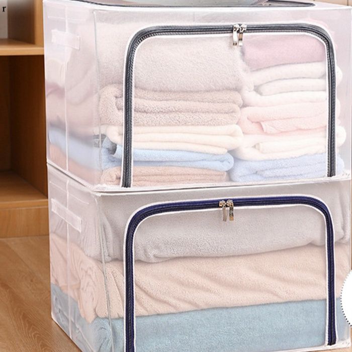 ベッド 下 収納 透明衣装ケース大容量布団衣類収納袋