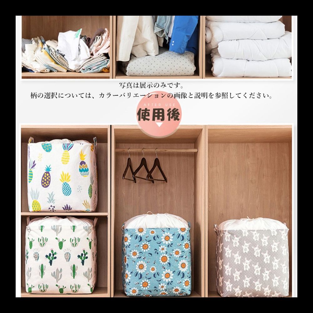ベッド 下 収納 折りたたみ式布団収納袋 衣装ケース 大容量百リットル