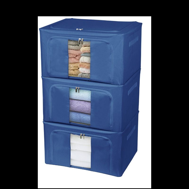 ベッド 下 収納 窓付き大容量衣装ケース マルチ収納ボックス