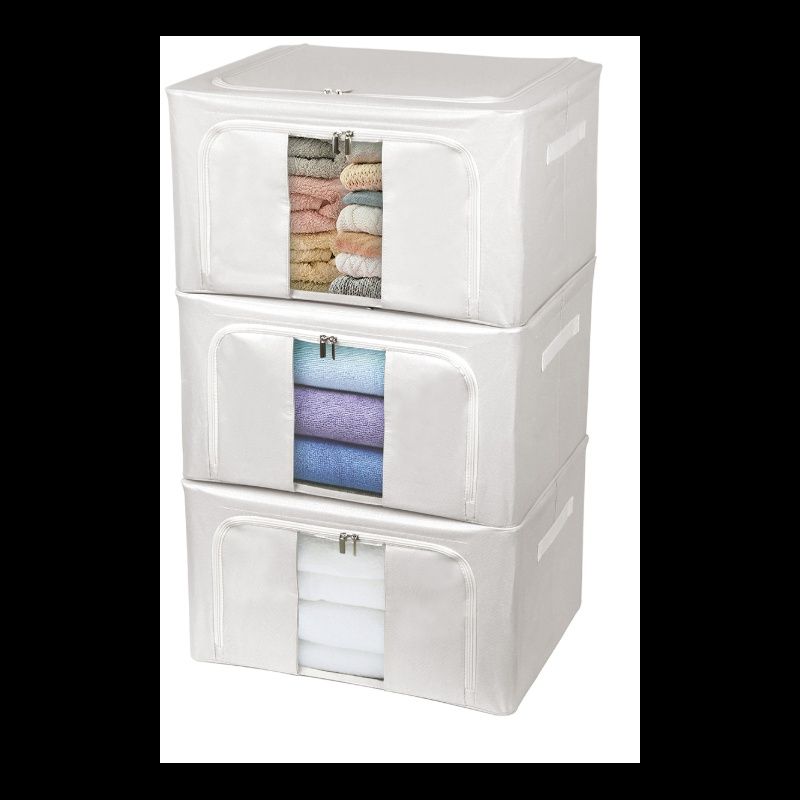 ベッド 下 収納 窓付き大容量衣装ケース マルチ収納ボックス