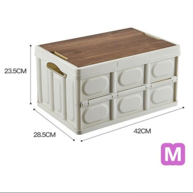 ベッド 下 収納 折りたたみ式木目調蓋付き衣装ケース大容量収納