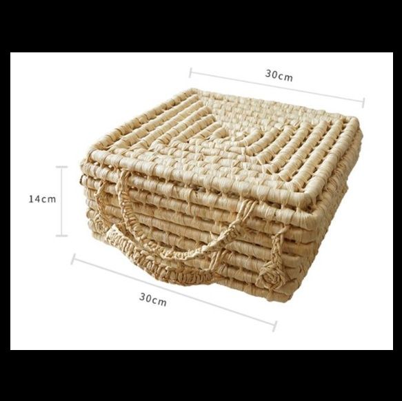 ベッド 下 収納 手編み収納かご 衣装ケース レトロ風装飾バスケット