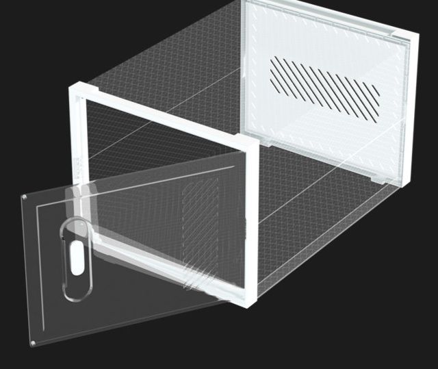 ベッド 下 収納 ベッド下専用引き出し式透明衣装ケース