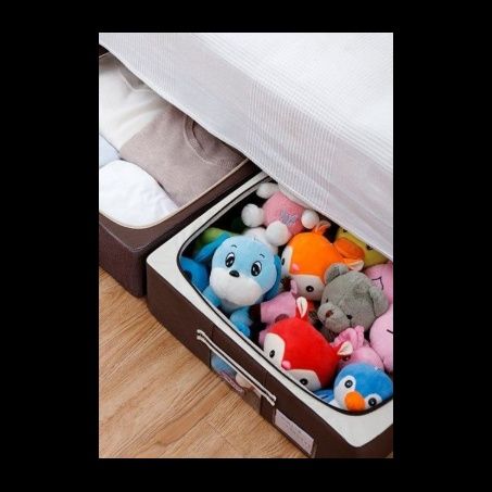 ベッド 下 収納 両開き式防水防湿ベッド下収納衣装ケース