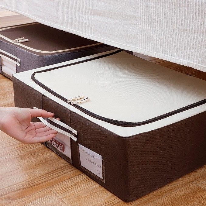 ベッド 下 収納 両開き式防水防湿ベッド下収納衣装ケース