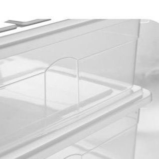 ベッド 下 収納 透明仕切り付き積み重ね式収納ケース三個組