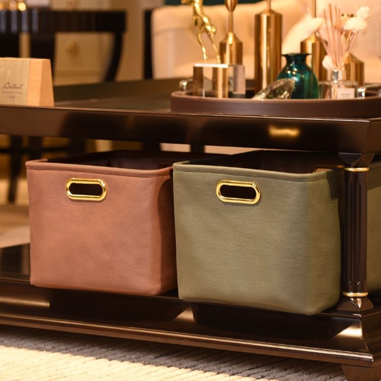 ベッド 下 収納 高級感溢れる取っ手付き収納ボックス