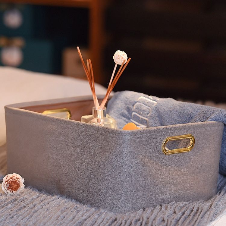 ベッド 下 収納 高級感溢れる取っ手付き収納ボックス