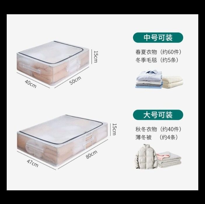 ベッド 下 収納 薄型透明窓付きベッド下収納衣装ケース