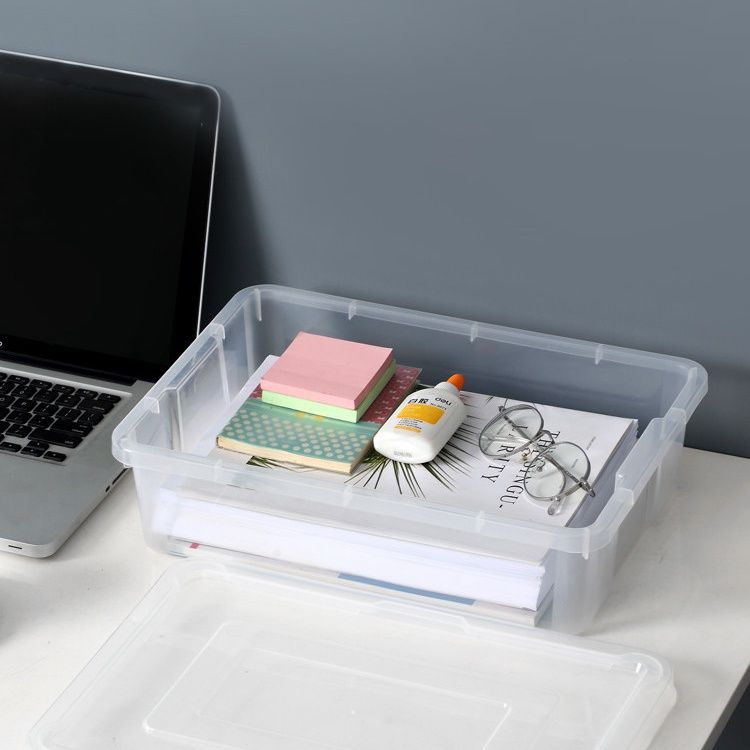 ベッド 下 収納 透明蓋付き積み重ね式衣装ケース収納ボックス