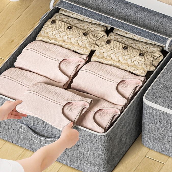 ベッド 下 収納 透明窓付き仕切り収納ボックス多機能型