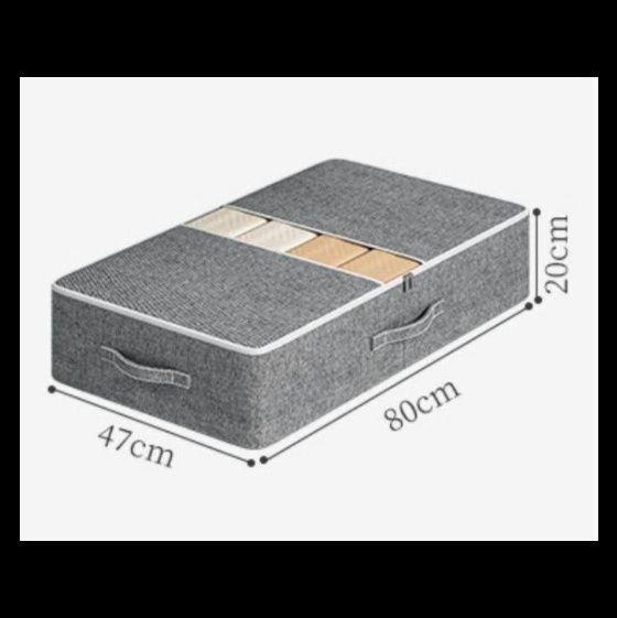 ベッド 下 収納 透明窓付き仕切り収納ボックス多機能型