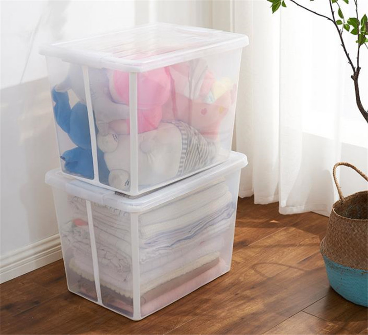 ベッド 下 収納 透明折りたたみ式衣装ケース 大容量収納ボックス