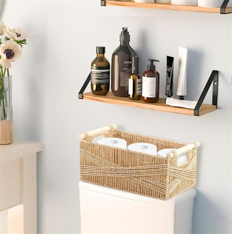 ベッド 下 収納 手編み収納かご 衣装ケース おしゃれ多用途 衣類小物整理