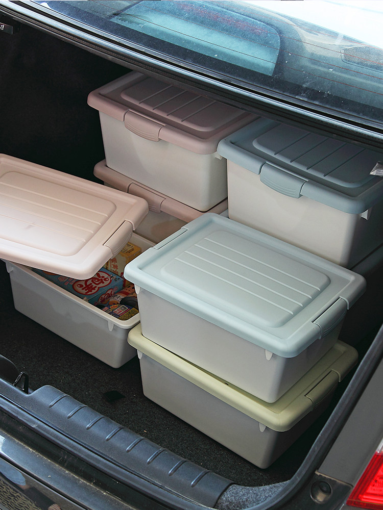 ベッド 下 収納 蓋付き積み重ね式大容量衣装ケース