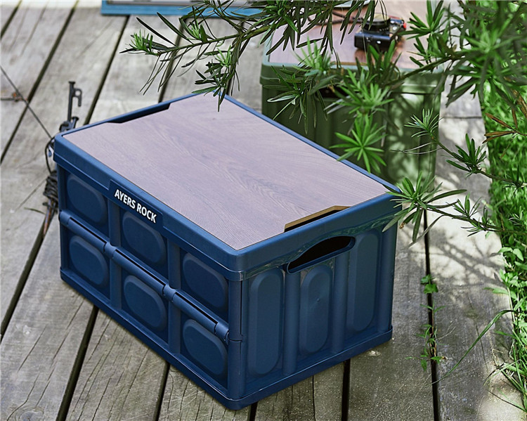 ベッド 下 収納 折りたたみ式木目調蓋付き衣装ケース大容量収納