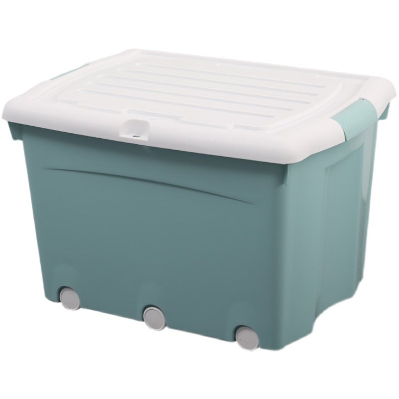 ベッド 下 収納 キャスター付き大容量蓋付き衣装ケース