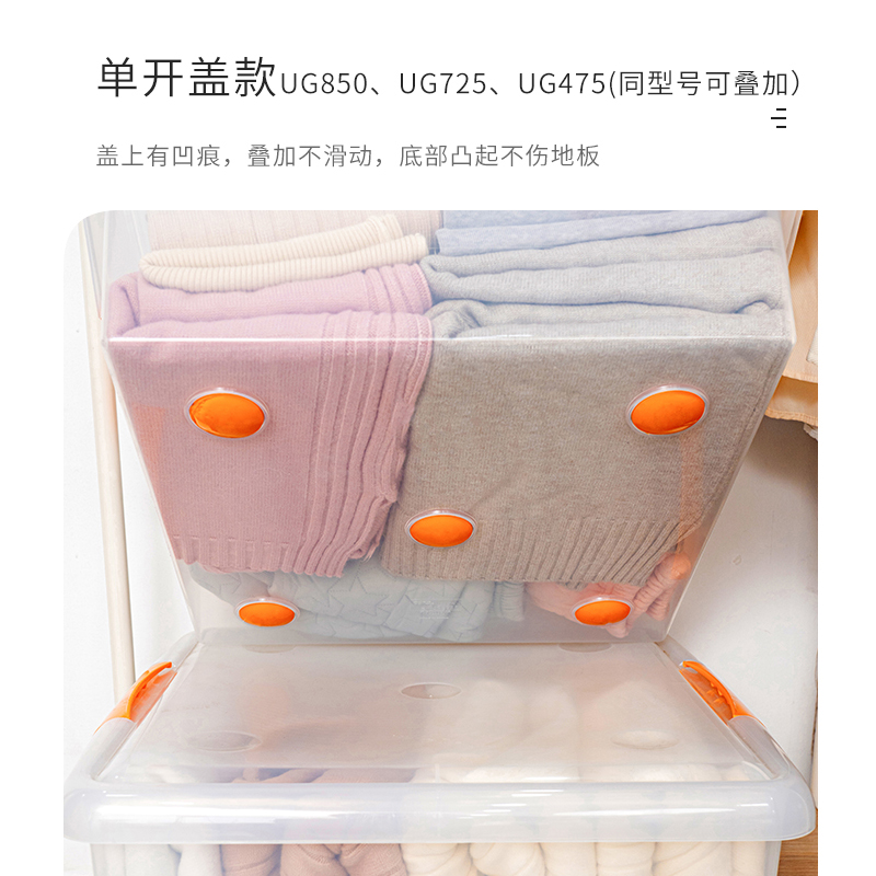 ベッド 下 収納 低床対応薄型フラット衣装ケース