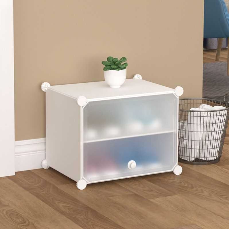 ベッド 下 収納 多段式組み立て式透明引き出し収納棚