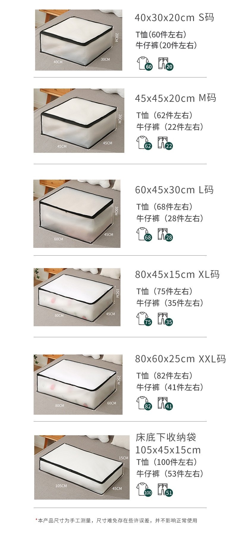 ベッド 下 収納 半透明蓋付き平型収納ケース