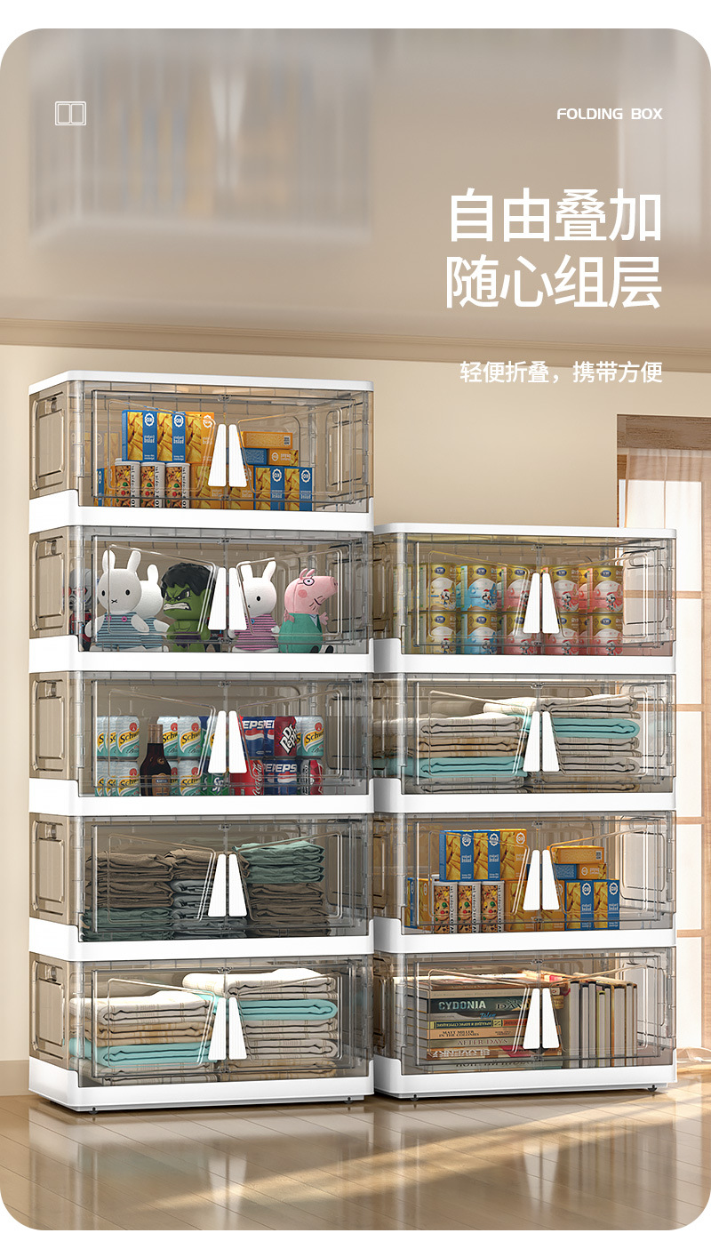 ベッド 下 収納 透明積み重ね式ベッド下収納ケース