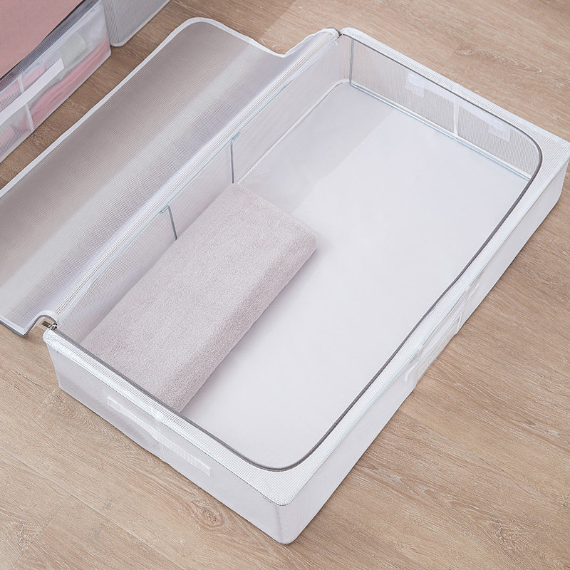 ベッド 下 収納 透明窓付き薄型ベッド下収納ケース