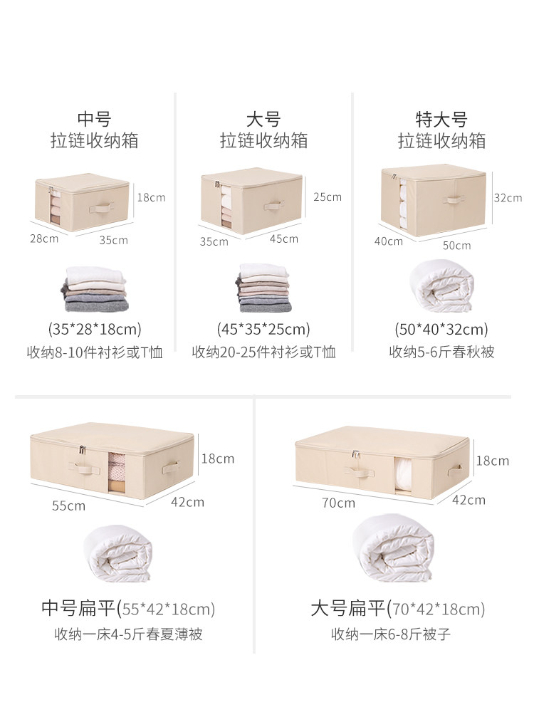 ベッド 下 収納 透明窓付き折りたたみ式布製衣装ケース