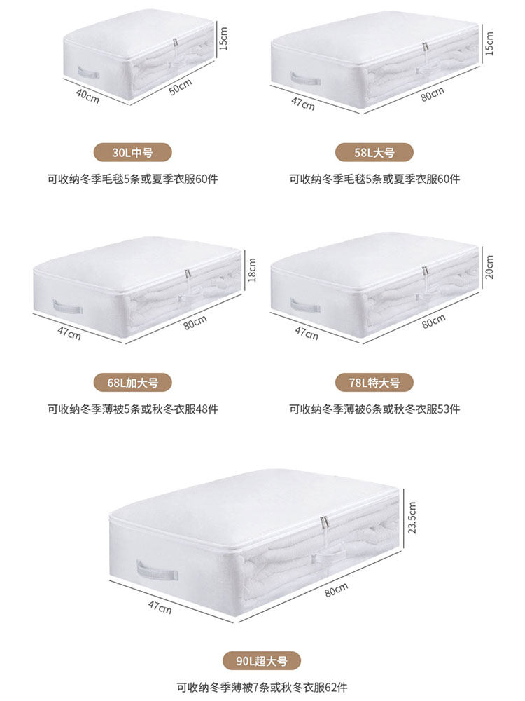 ベッド 下 収納 透明窓付き扁平型ベッド下収納衣装ケース