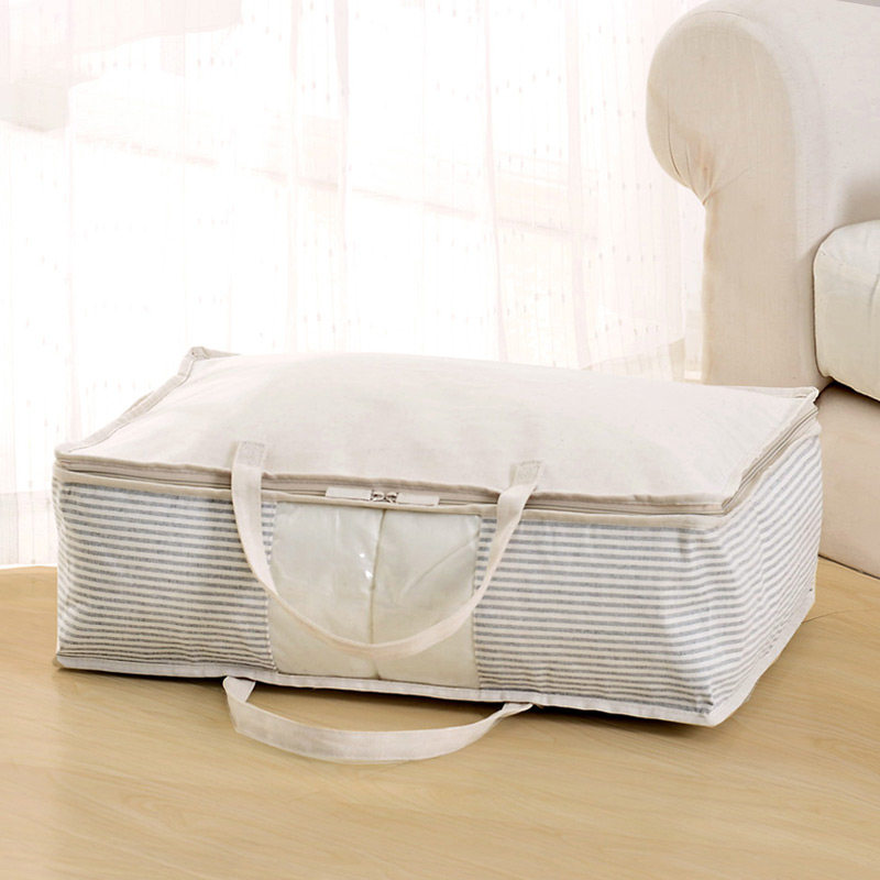 ベッド 下 収納 取っ手付き布製大容量収納ボックス