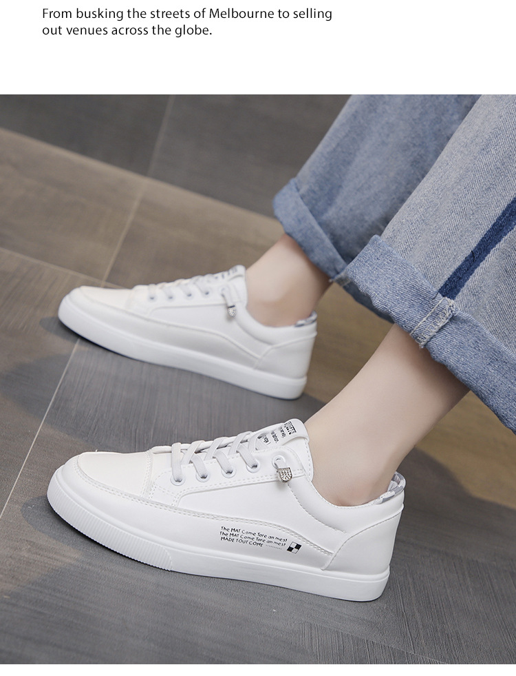 【白スニーカー×美脚スタイルアップ×韓国系】3.0cm厚底スニーカー