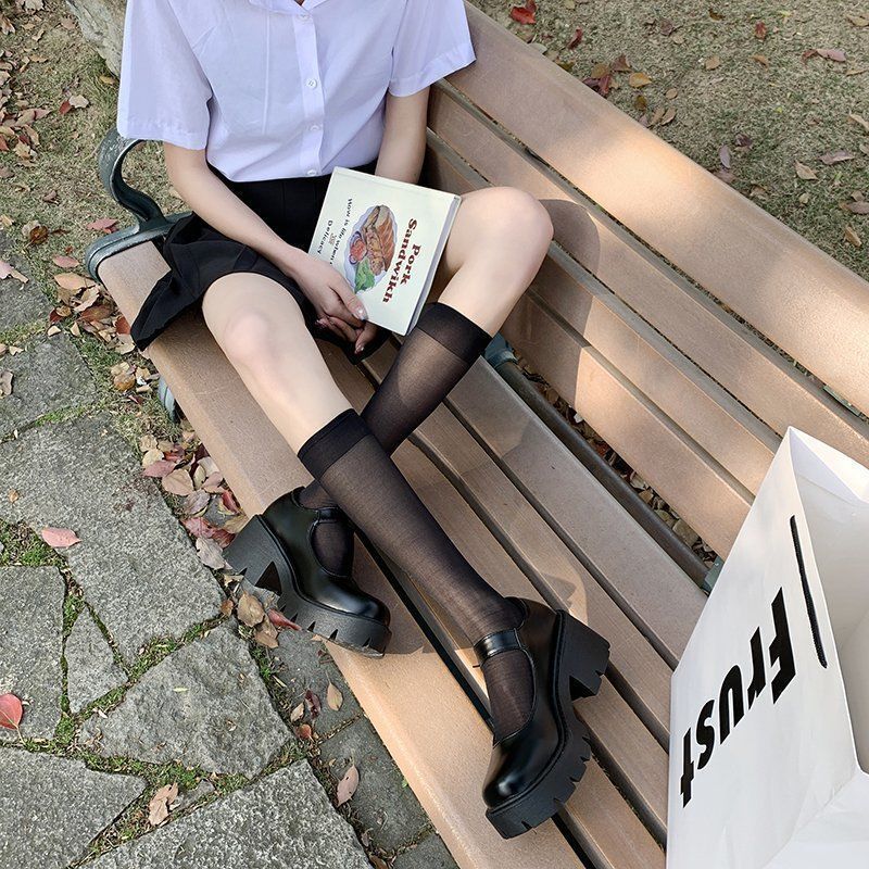 【厚底×メリージェーン×脚長効果】ローファー｜制服対応×滑りにくい×甘めカジュアル