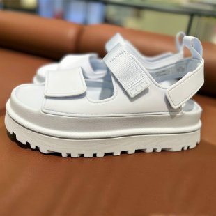 厚底 スポーティ厚底マジックサンダル