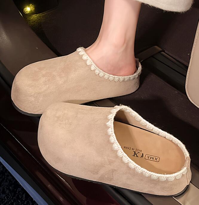 【美脚シンプル】厚底ミュールサンダル（5cm・おしゃれつっかけ）