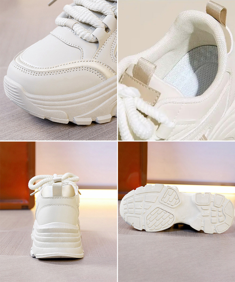 厚底スニーカー レディース 美脚効果 疲れにくい靴